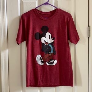 Disney Biker Mickey Mouse Short Sleeve T-shirt